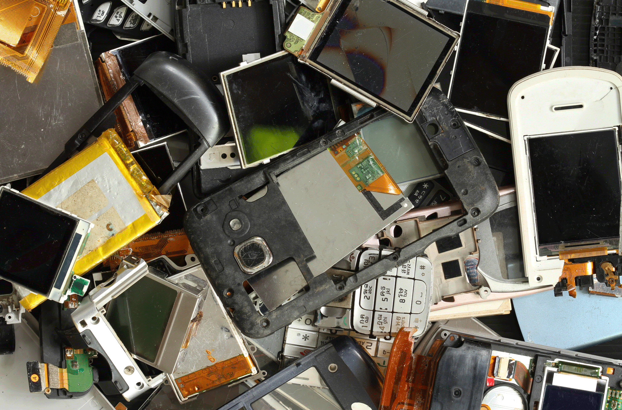Smartphones endommagés