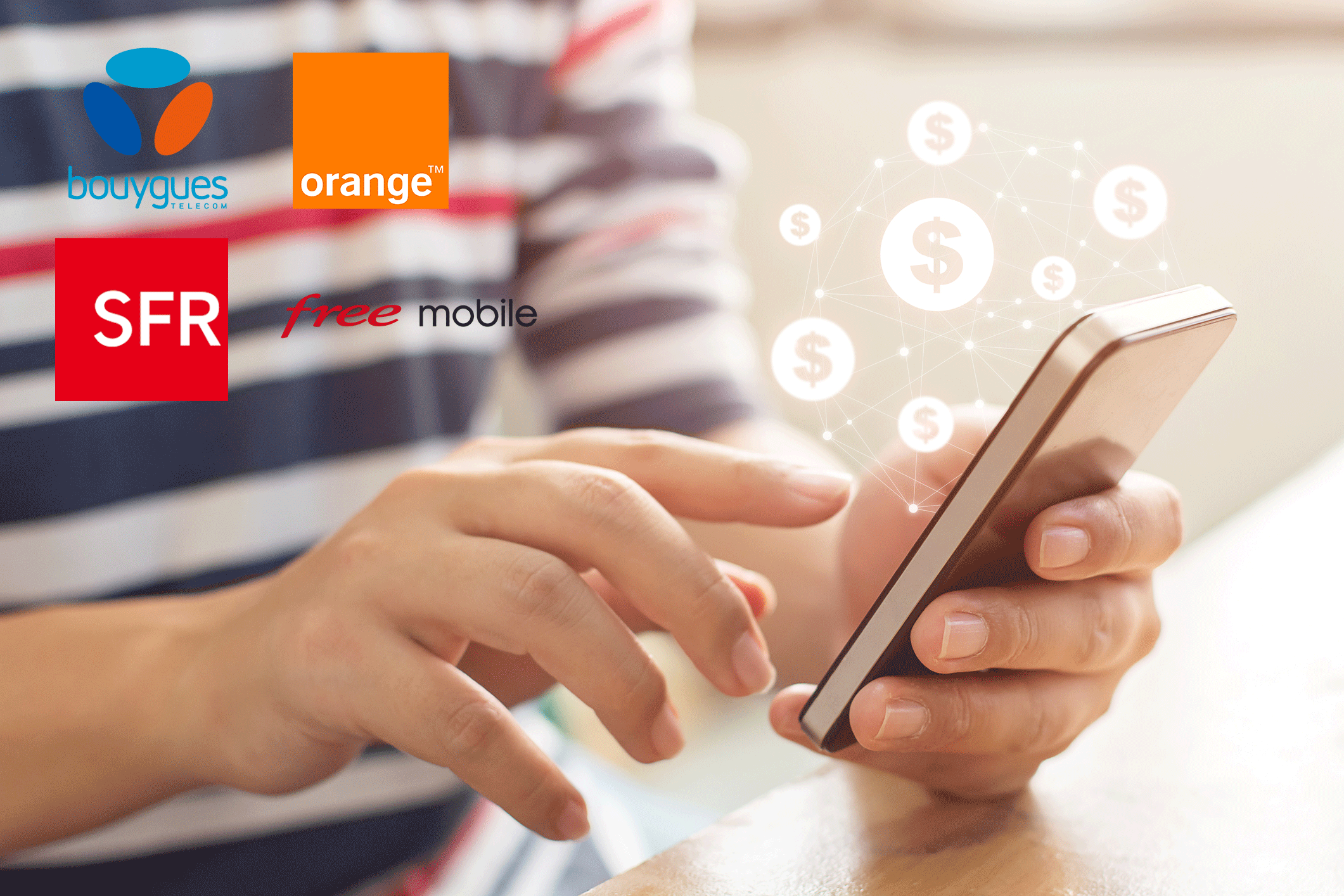 Bien choisir son forfait smartphone permet de faire des economies Homme utilisant son smartphone