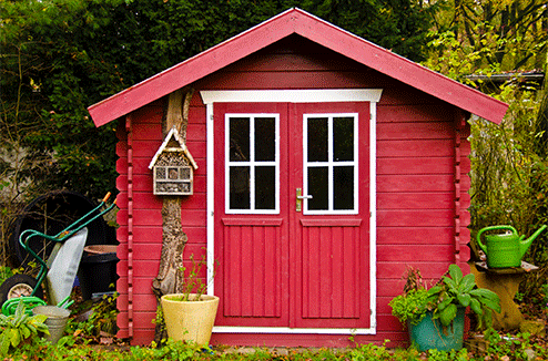 Un cabanon de jardin