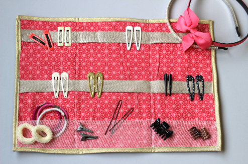 DIY couture : une pochette à barrettes facile pour débuter avec sa machine  à coudre
